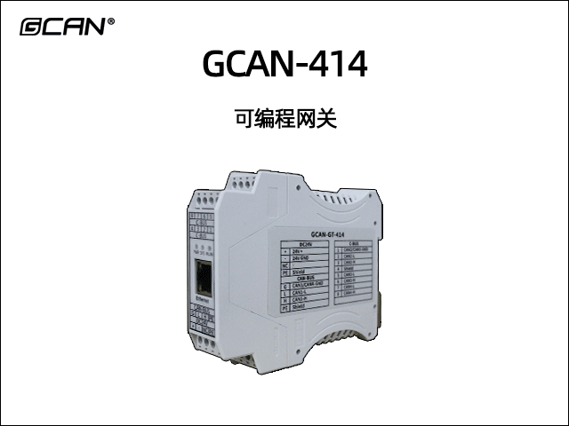 GCAN-414型可編程智能網關